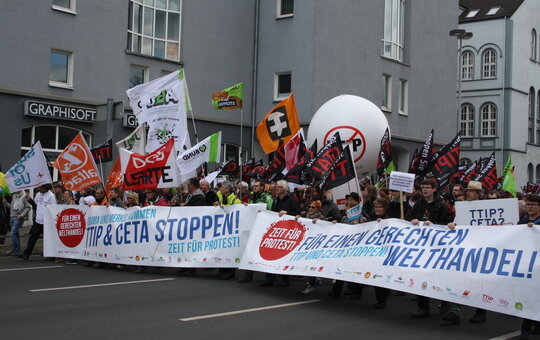 KAB auf einer Demo in Hannover