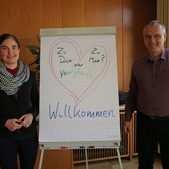 Melanie Jörg-Kluger und Frank Hofmann-Kasang leiten das Seminar für katholisch-evangelische Paare.