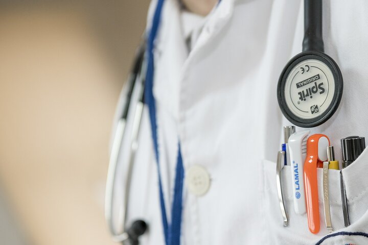 Arzt im Krankenhaus. 