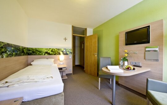 Hotelzimmer des Tagungszentrums Schmerlenbach 